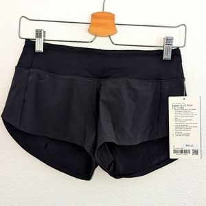 Lululemon Speed Up LR Short 2.5" Lined, Black